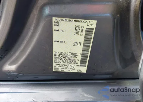 2016 Nissan Altima 2.5 S from USA, damaged, VIN 1N4AL3AP2GC140610
